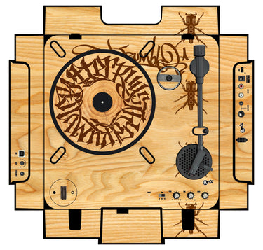Numark PT 01 incl. Sides Skin Thudrumble Wood